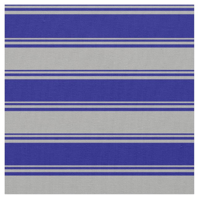Muster für blaue und dunkelgraue Linien Stoff (Nahaufnahme)