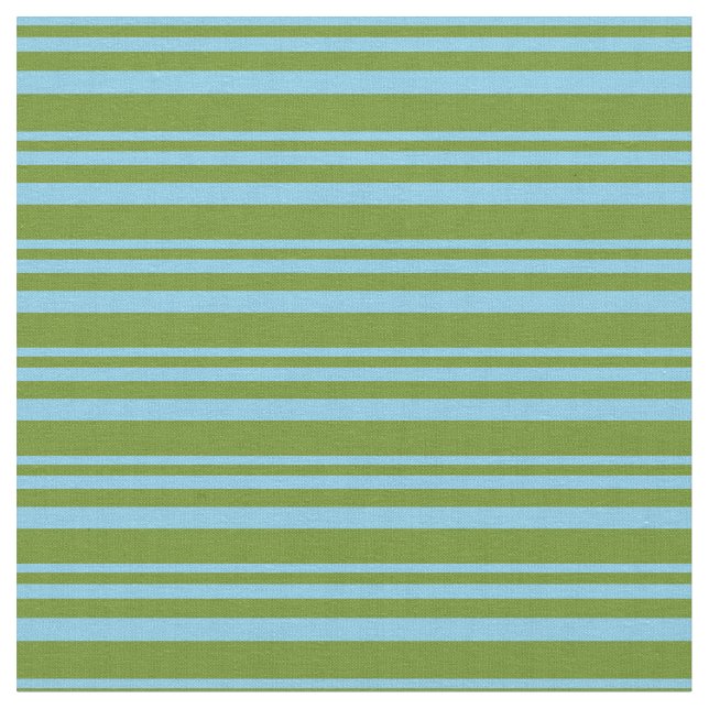 Muster für blaue und grüne Streifen Stoff (Nahaufnahme)