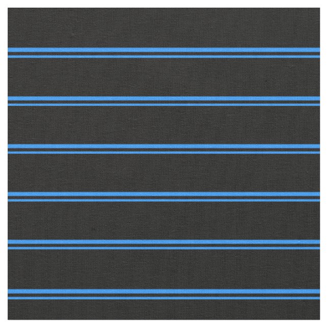 Muster für blaue und schwarze Linien Stoff (Nahaufnahme)