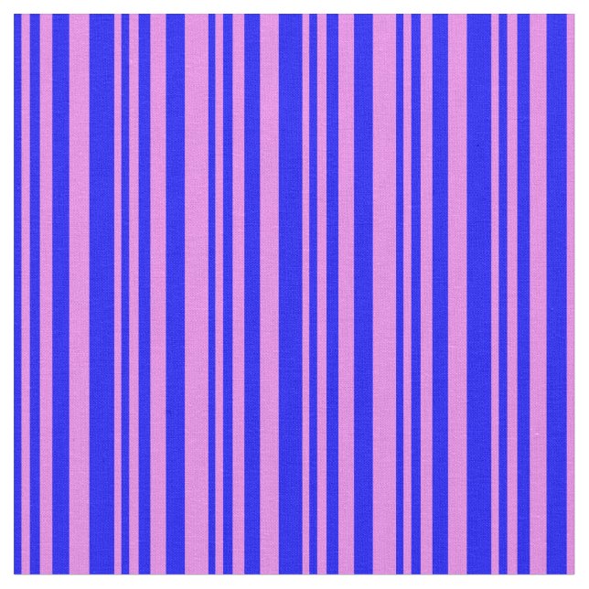 Muster für blaue und violette Streifen Stoff (Nahaufnahme)