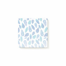 Muster für blaue Wasserfarben-Blätter