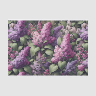 Muster für Blume für Wasserfarben Lilac Seidenpapier