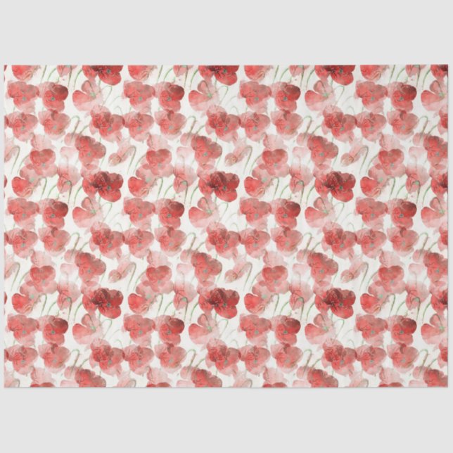 Muster für Blume für Wasserfarben Seidenpapier (Vorderseite)