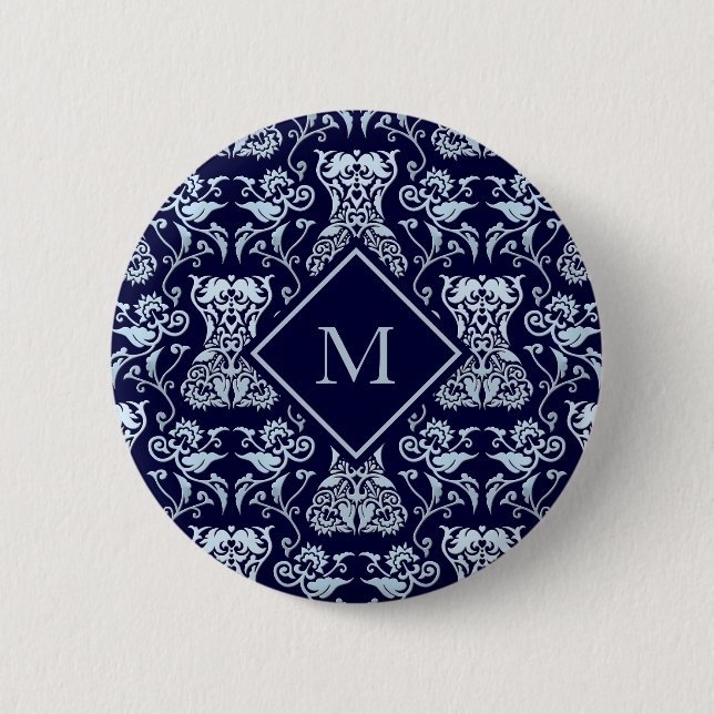 Muster für Blumenkorsette Button (Vorderseite)
