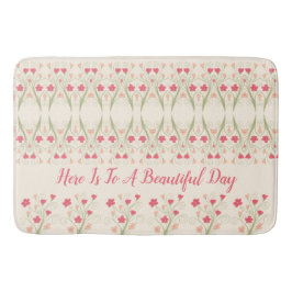 Muster für Blumenmuster Badematte