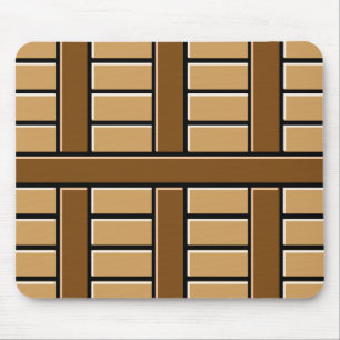 Muster für braune Streifen Mousepad