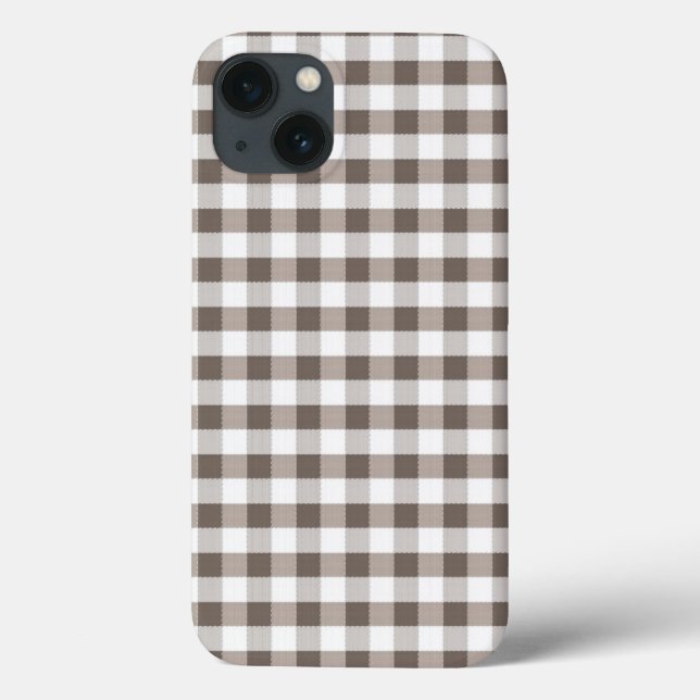 Muster für braune Tischdecken Case-Mate iPhone Hülle (Rückseite)