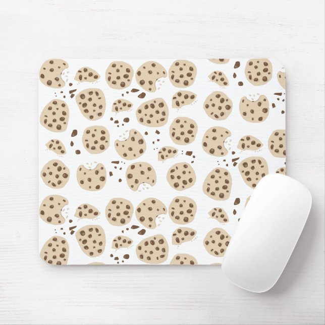 Muster für Chocolate Chip Cookies Mousepad (Mit Mouse)