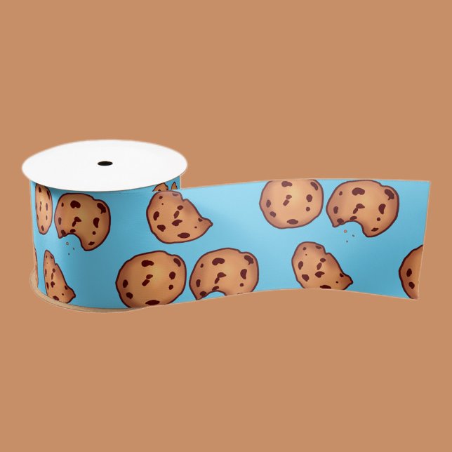 Muster für Chocolate Chip Cookies Satinband (Von Creator hochgeladen)