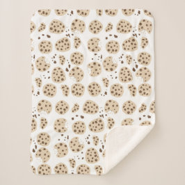 Muster für Chocolate Chip Cookies Sherpadecke