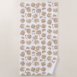 Muster für Chocolate Chip Cookies Strandtuch