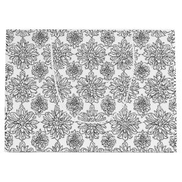 Muster für Chrysanthemumdesign Große Geschenktüte