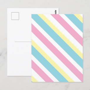 Muster für coole Farben Postkarte