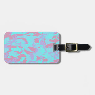 Muster für coole Pastell-Camouflage Gepäckanhänger