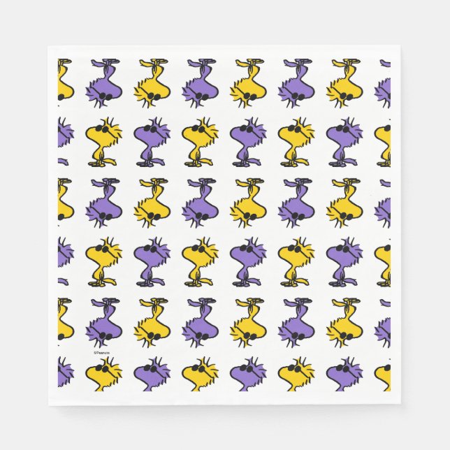 Muster für Coole Sonnenbrillen aus Holz Serviette (Vorderseite)