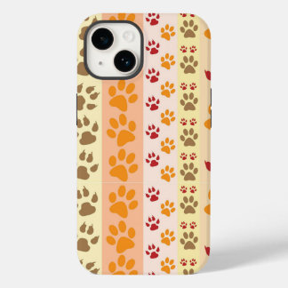 Muster für das beste Dog Paw Print Pets iPhone 14 Hülle