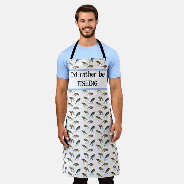 Muster für das Fischfangverhalten Schürze (Getragen)