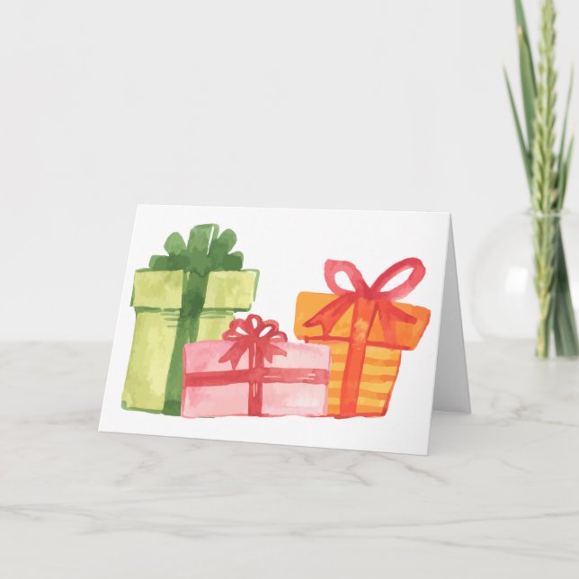 Muster für das Geschenkstück mit heller Hand Karte (Vorderseite)