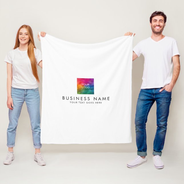 Muster für das Logo des Custom Hotel Motel Hostel  Fleecedecke (Beispiel)