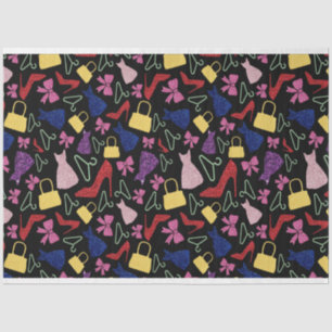 Muster für das Shopping-Mode-Zubehör Seidenpapier