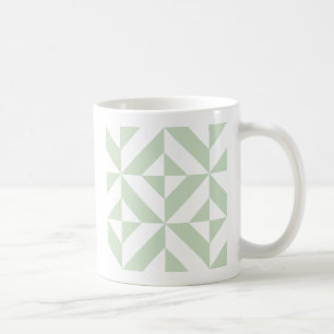 Muster für Deko-Kubikmuster in der Größe grün geom Kaffeetasse