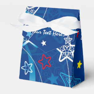 Muster für dekorative Shooting Stars Geschenkschachtel