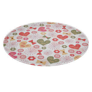 Muster für den Tag der Mutter Schneidebrett