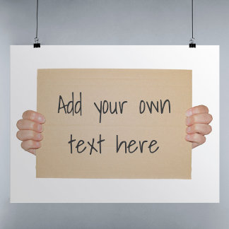 Muster für die Anzeigenwerbung Poster