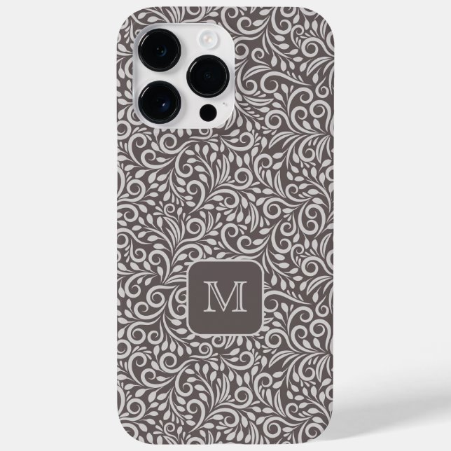 Muster für die benutzerdefinierte Monogramm-Flurle Case-Mate iPhone Hülle (Rückseite)