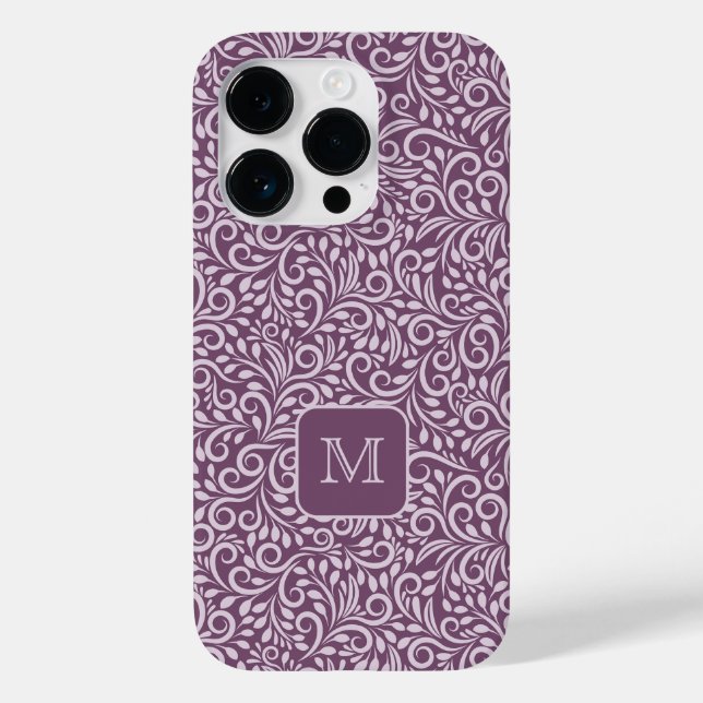 Muster für die benutzerdefinierte Monogramm-Flurle Case-Mate iPhone Hülle (Rückseite)
