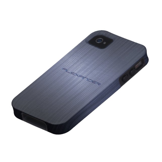 Muster für die blaue Metallic-Darstellung Case-Mate iPhone Hülle (unten)