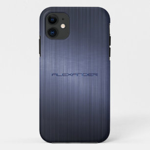 Muster für die blaue Metallic-Darstellung Case-Mate iPhone Hülle