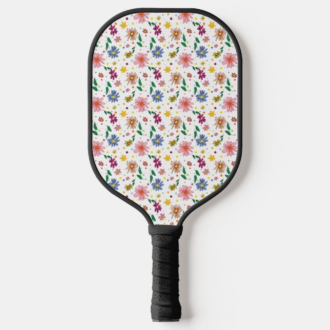 Muster für die Blume Pickleball Schläger (Vorderseite)