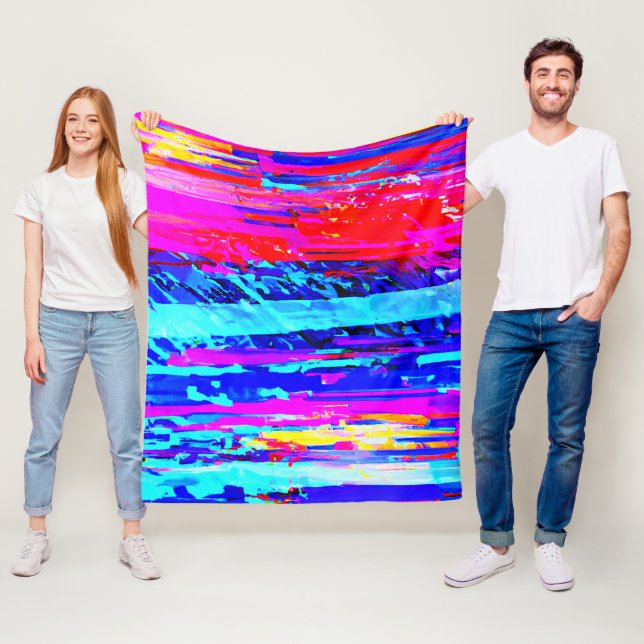 Muster für die Farbbearbeitung Fleecedecke (Beispiel)