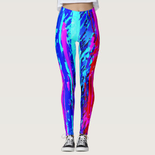 Muster für die Farbbearbeitung Leggings