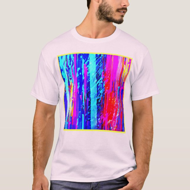 Muster für die Farbbearbeitung T-Shirt (Vorderseite)