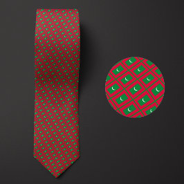 Muster für die Flagge der Malediven Krawatte