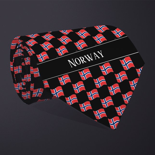 Muster für die Flagge Norwegens Krawatte (Von Creator hochgeladen)