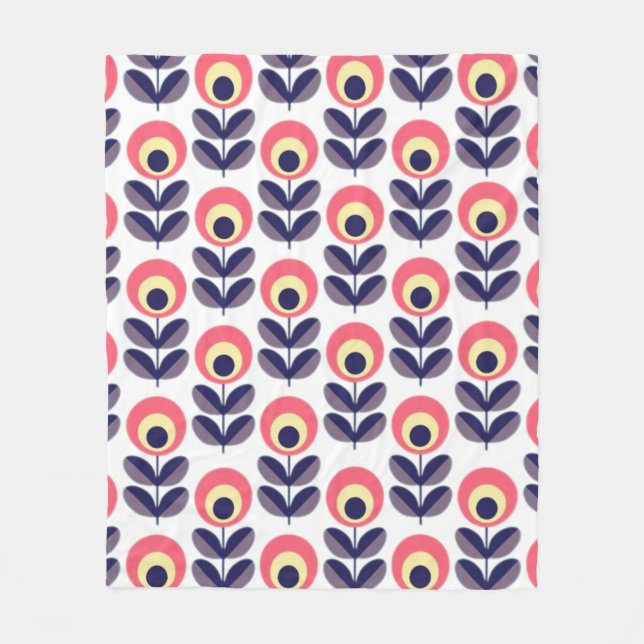 Muster für die hintere Blume Fleecedecke (Vorderseite)