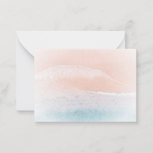 Muster für die Küstengewässernatur Mitteilungskarte