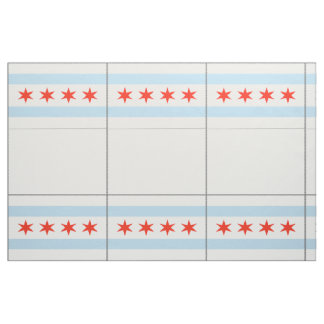 Muster für die Maske der Chicagoer Flagge Stoff