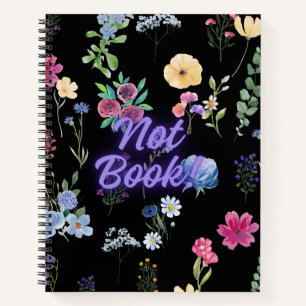 Muster für die niedliche Personalisierte Wildblume Notizbuch