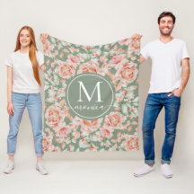 Muster für die Rose der grünen Flora