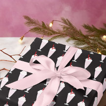 Muster für Diner Milkshakes der 50er Jahre