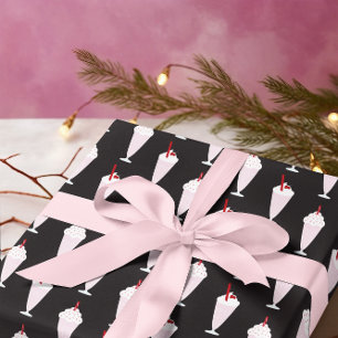 Muster für Diner Milkshakes der 50er Jahre Geschenkpapier