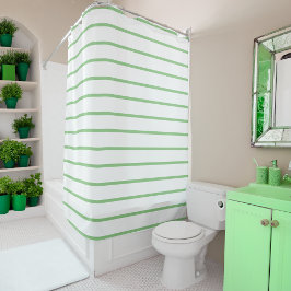 Muster für dünne Linien Duschvorhang