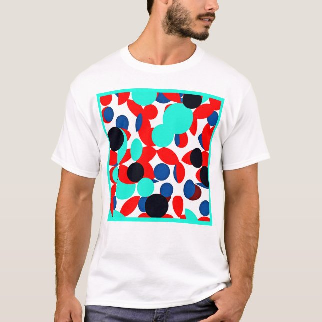 Muster für dynamische Farbwiedergabe T-Shirt (Vorderseite)