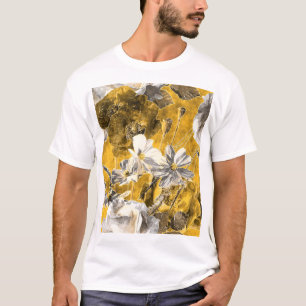 Muster für einfarbige Aquarellfarben T-Shirt