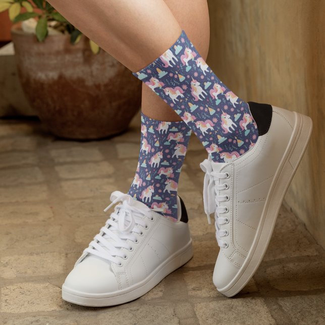 Muster für Einhorn und Wolken Socken (Von Creator hochgeladen)