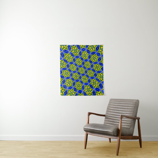Muster für elegante Abstrakte Blume Wandteppich (Beispiel)